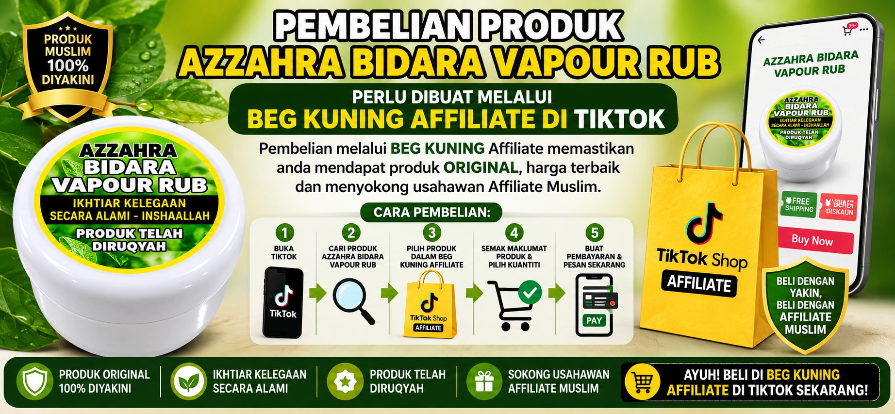 AZZAHRA BIDARA VAPOUR RUB